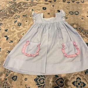 Charming Blue and Pink Kids Dress